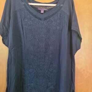 Navy Blue top size XXL